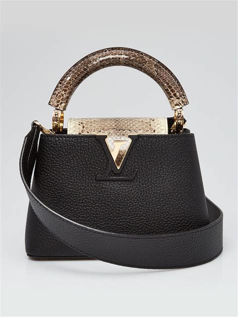 louis vuitton snake bag|Capucines Mini .